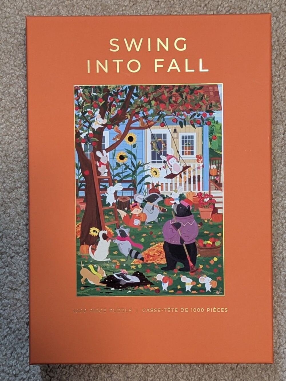 Hobbry "Swing Into Fall" 1000-Piece Jigsaw Puzzle (Brand New / Sealed)